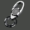Sleek High-Shine Metal Keychain
