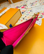 L--Inspired Card Holder Wallet: Chic & Functional!